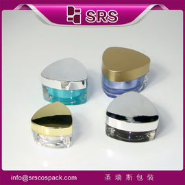شكل مثلث أسلوب جديد J080 10ml 15ml 30ml 50ml عبوة بلاستيكية شفافة