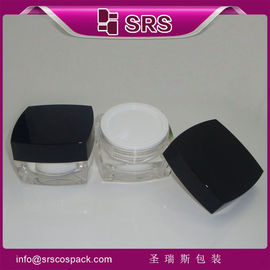 عبوة شنجرويسي J050-5ml 10ml 15ml 30ml 50ml 100ml علبة كريم أكريليك مربعة فارغة