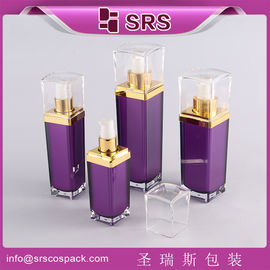 عبوة شنجرويسي L052-30ml 50ml 80ml 120ml أكريليك مربع مستحضرات التجميل