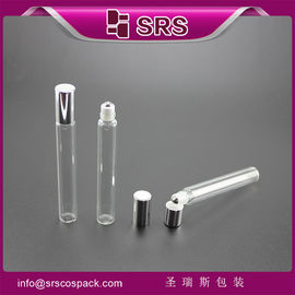 SRS خالية 15ml زجاجية زجاجية كرة للكريم مع الغطاء الملمع من الألومنيوم