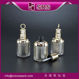 SRS بيع ساخن فارغة 8ml بلاستيكية قفص الطيور شكل زجاجة جيل الأظافر مع غطاء والفرشاة