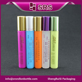RPA-8ml لفة على الزجاجة مع غطاء الألومنيوم للكريم العين ، الزجاجة البلاستيكية الفارغة
