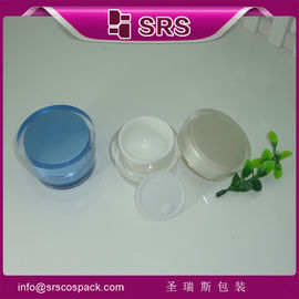 5ml 10ml 15ml 30ml 50ml صناعة الأكريليك الزجاجات التجميلية الأنيقة