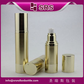 الصين مصنع تصنيع A022 15ml 30ml 50ml زينة مضخة ذهبية بدون هواء