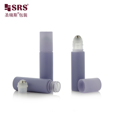 الزجاجات الفارغة البلاستيكية الملونة حسب الطلب بطاقات بي تي رولر لمكافحة الحكة السائل 10ml لفة على الزجاجة