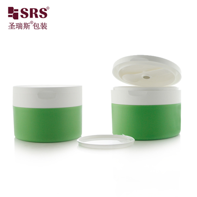 120g 4 OZ مادة بلاستيكية PP PCR مادة معاد تدويرها كريم العناية بالبشرة أوعية فارغة لأوعية غسيل الجسم