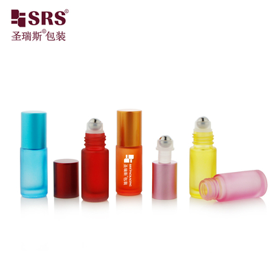 5 مل عطر تجميلي فارغ زيت أساسي تدليك زجاج صغير لطيف على الزجاجة