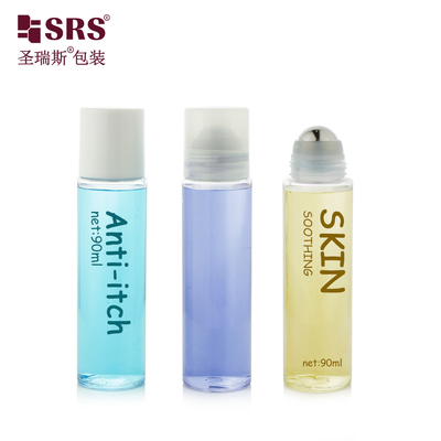 العينات المخصصة المقدمة لـ PET Roll On Bottle No Leakage و Silk Screen Printing