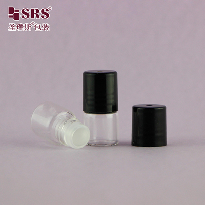 BLP-1ML لا تسرب عطر عينة لفة على زجاج حاوية زجاجة للتخزين شيك