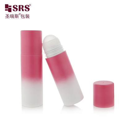 PET43 130ML 170ML هلام مضاد للشفافية مادة بي تي رول على الزجاجة مع حامل الكرة صديقة للبيئة وقابلة للتخصيص