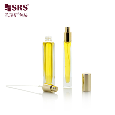 GSB2-10ML فاخرة لا تسرب الشكل المربع تخصيص رشاش ذرة عطر زجاجة العطر العطر