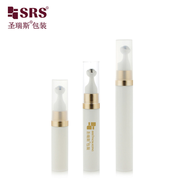A0035 7.5ml 10ml 15ml الفارغ تخصيص المصل العين جيل التدليك الدوار الفولاذ الكرة الزجاجة المطبق