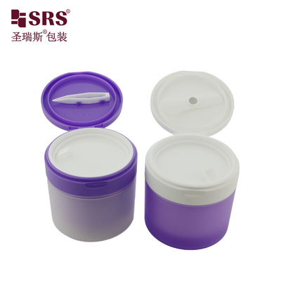 SRS1 120g 150g PP PCR المعاد تدويرها البلاستيكي الصديق للبيئة هيل الشعر الكريم الجسم الجرة حاوية التعبئة مع الزنجبيل