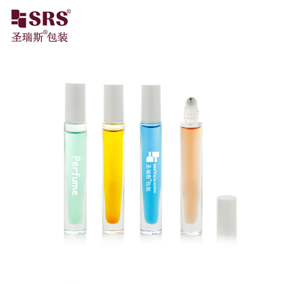 زجاج جدار سميك زجاجية كرة الدوار زجاجة 10ml العطور الفارغة لفة على مطبق التعبئة