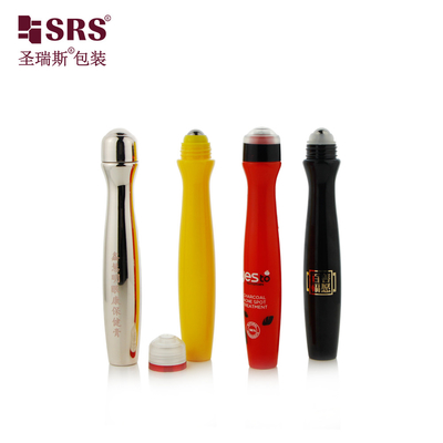 SRS8447-15ML الحقن والنفخ تخصيص اللون شكل الخصر اللامع PETG ملفات بلاستيكية على الزجاجة
