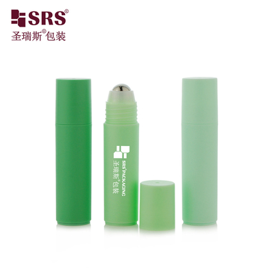 RPPF 20ml بلاستيكي مسطح متسخ سطح متسخ PP PCR حقن طراز مخصص لون أخضر لفة على الزجاجة لجيل مضاد للشمس