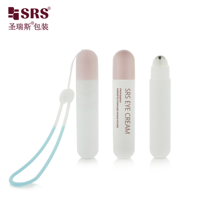 RPPG 25ml لطيف محمول حجم جيب بلاستيكي رولي كرة الفولاذ الزجاجة تخصيص سفر الحقن طقم مخصص لون متطاطي التشطيب