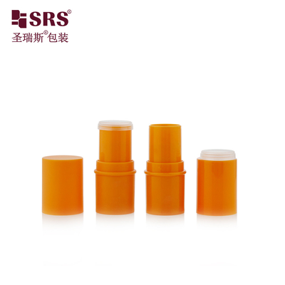 D051 6g الحقن الملونة المخصصة البلاستيكية ABS الخارجية PP الزجاجة الداخلية مرطب الشفاه أنبوب العناية بالبشرة التعبئة