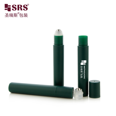 RPP-15ML Round Cylinder Inject Frosted Finished Roll On Bottle With 304 Stainless Steel Ball For Hair Essence Serum (أر بي بي 15 مل) أسطوانة مستديرة دائرية