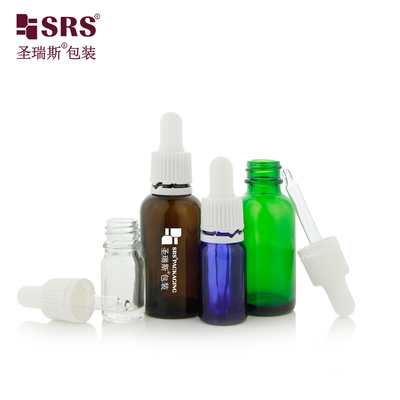 D004 تصميم فريد من نوعه قنينة زجاجية بلاستيكية 5ML 10ML 15ML 20ML 30ML 50ML 100ML