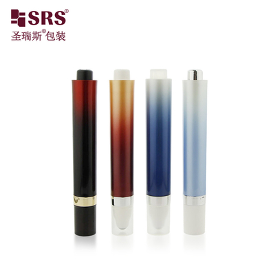 AY 10ML 15ML PP PCR Press تصميم إعادة تدوير كرة الفولاذية بدون هواء كرة التدليك كريم العين عبوة التعبئة