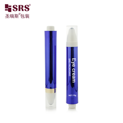 AY 10ML 15ML مضخة بلاستيكية معاد تدويرها تصميم كرة رولي مجهزة الزجاجة للدائرة المظلمة خفيفة العين