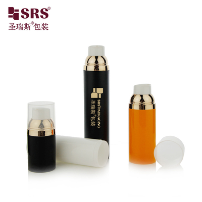 PA0202A 30ml 50ml 75ml 100ml Snap On تصميم مضخة الفراغ بدون هواء قنينة مستحضر تخصيص