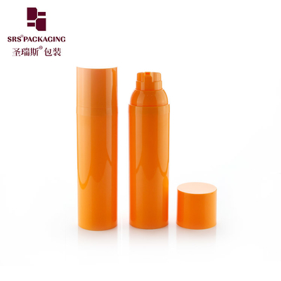 PA0202B 30ml 50ml 75ml 100ml فاخرة فارغة العناية بالبشرة البلاستيكية مضخة بدون هواء قنينة مستحضر للكريم للوجه