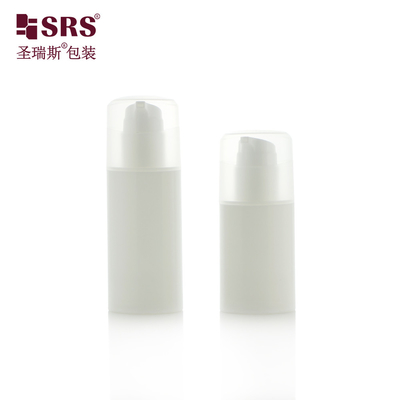 PA213 30ml 50ml شكل بيضاوي حقن مخصص لون بلاستيكي PP مضخة بلا هواء زجاجة التعبئة والتغليف التجميلي