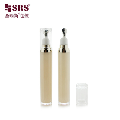 LR001-15ML طلاء لون مخصص فاخر واضح أكريليك عيون مصل الزجاجة التعبئة والتغليف مستحضرات التجميل
