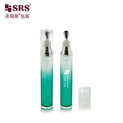 LR001-15ML عالية الجودة العناية بالبشرة العين الجل المطبق الصلبة الصمغ الرأس الأكريليك مستحضر الزجاجة أنبوب