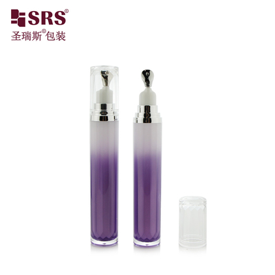 LR001-15ML زيت فضي الزنك مطبق الرأس المعدني الفاخر بدون تسرب العناية بالبشرة كريم العين لوشن جيل أكريليك الزجاجة المصنع