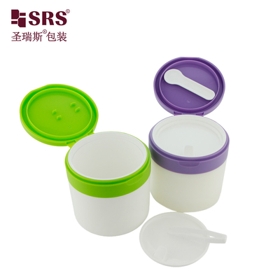 SRS1 120g 150g Injection Custom Color Plastic PP PCR Recycled Cream Jar Container Packaging (تعليمات طبية)