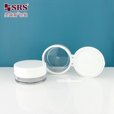 PETG003 100g 120g 150g 200g 250g البلاستيك الشفاف PETG كريم الجسم جرة الحاوية مع غطاء Flip