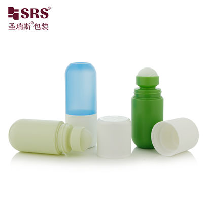 RPPA1- 50ML زجاجة كرة قطرية من البلاستيك PP ذات القاع المستدير للكعب المضاد للشفافية CRC