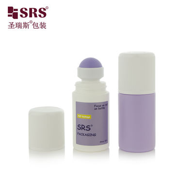 RPPC1-60ML غطاء مقاوم للأطفال CRC حقن مضلع مسطح مستدير الشكل 2 أوقية زجاجة بكرة دوارة PP لسائل مضاد للحكة