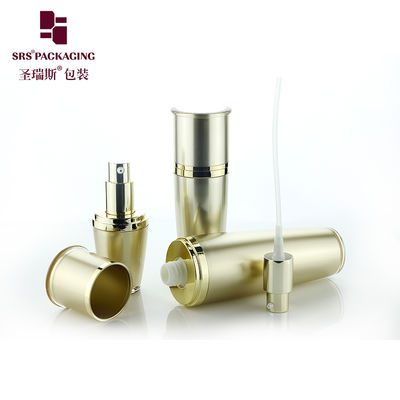 L036 شكل طبل 15ml 30ml 50ml 80ml 120ml زجاجة أكريليك تجميلية تصنيع