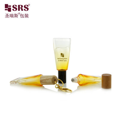 GB3 10ML شكل الأنبوب الفارغ الحائط السميك الزجاجي الدوار كرة الصلب الزيت الأساسي الزجاجة لا تسرب