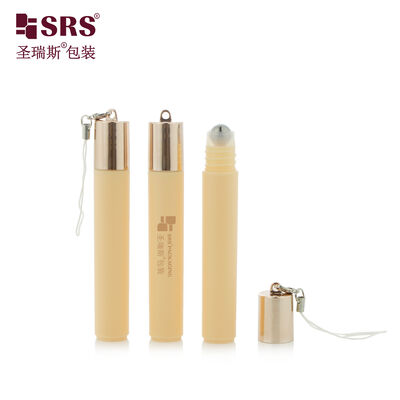 DH-8ML شكل مستدير فارغ PP PCR مكرر البلاستيك على الزجاجة لتمويه الشفاه