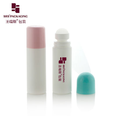 مصنع مصنع 90ml 3 أوقية فارغة PP PCR إعادة تدوير علبة الكرة الدوارة زجاجات مزيلات العرق الصديقة للبيئة